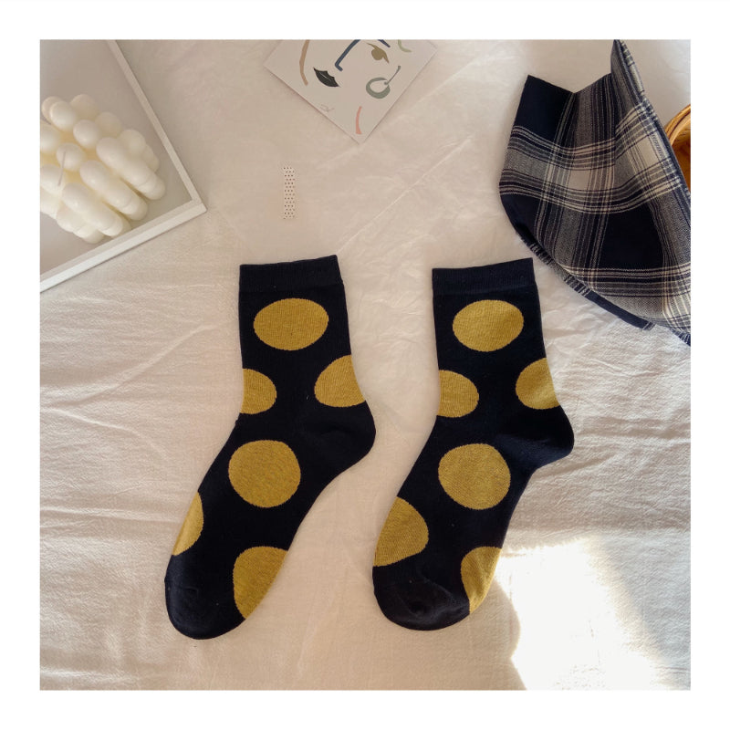 Polka Dot socks，5-Pair Pack