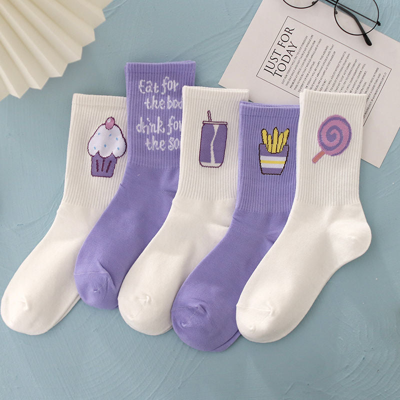 Candy Socks, 5-Pair Pack