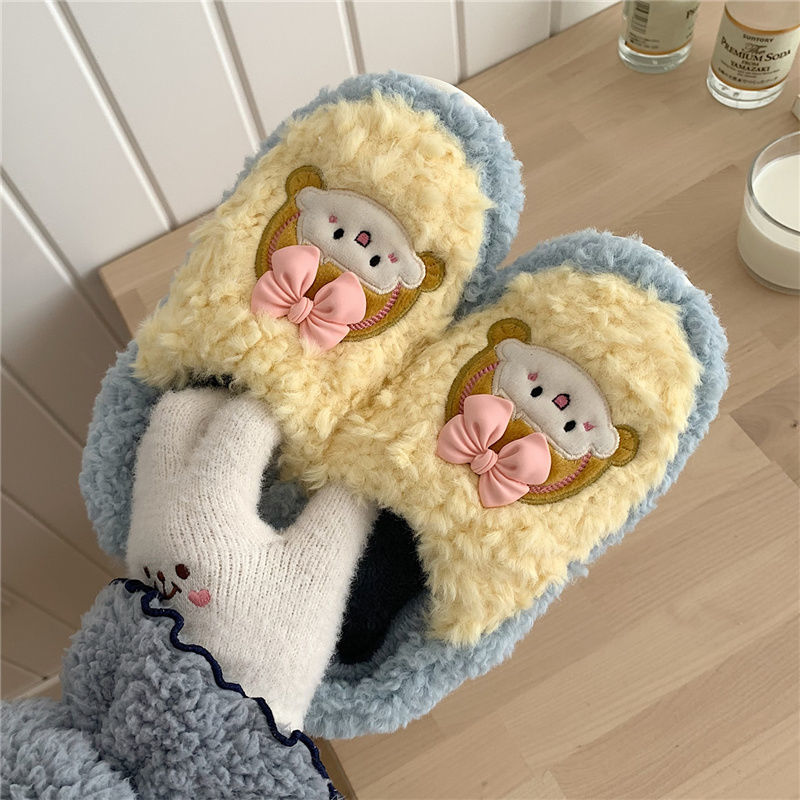 Girls Fluffy Slippers