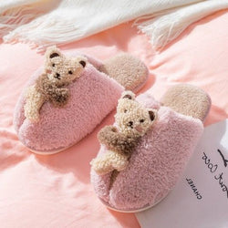 Bear Fluffy Slippers