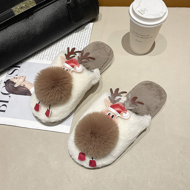 Christmas Fluffy Slippers