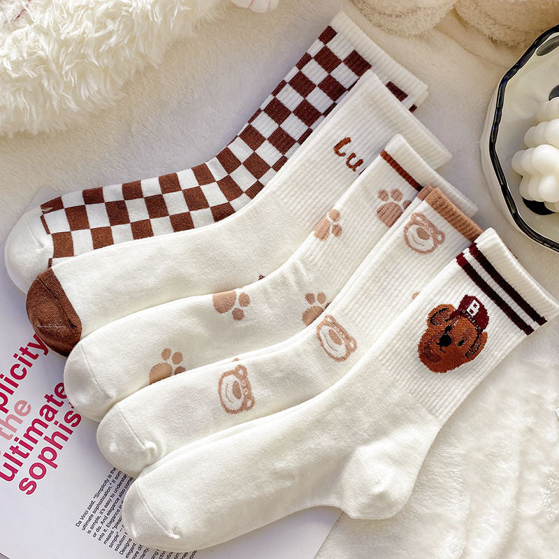 Bear Socks, 5-Pair Pack