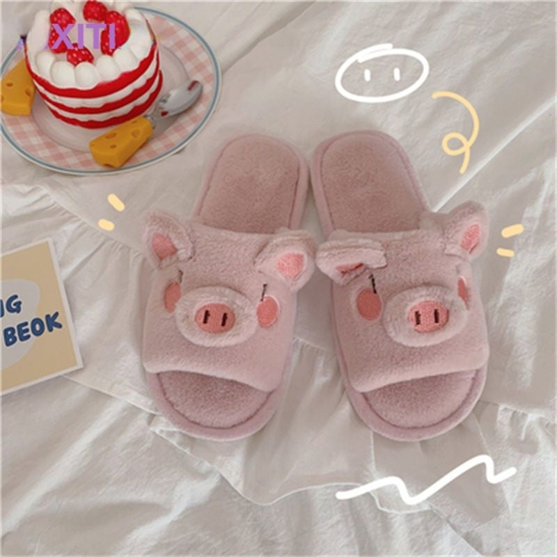 Pig Fluffy Slippers