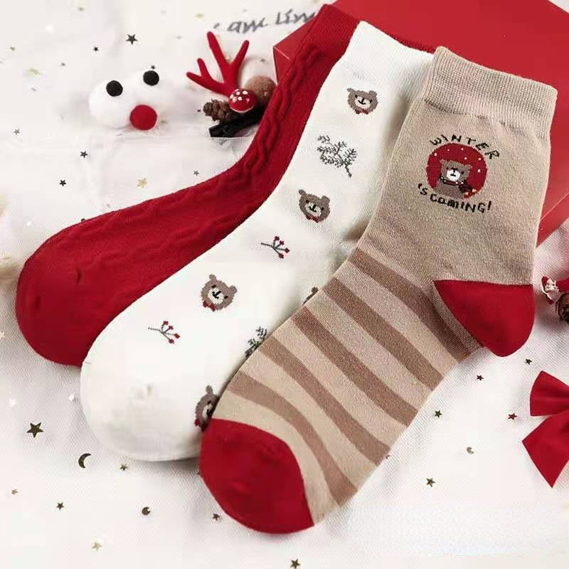 Christmas Socks, 3-Pair Pack