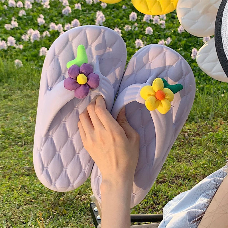 Eva Flower Decor Flip-flops