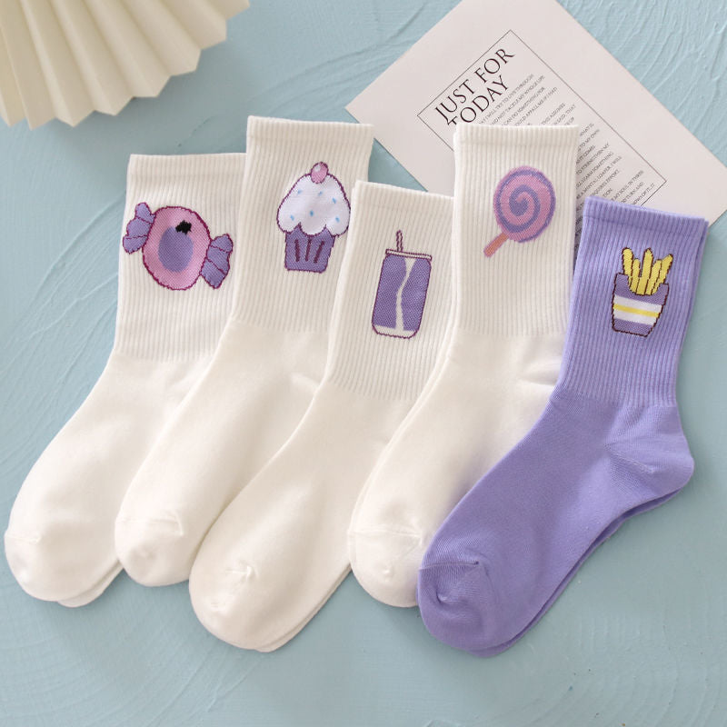 Candy Socks, 5-Pair Pack