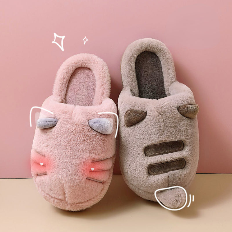 Cat Fluffy Slippers