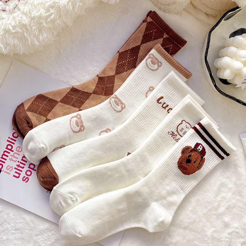 Bear Socks, 5-Pair Pack