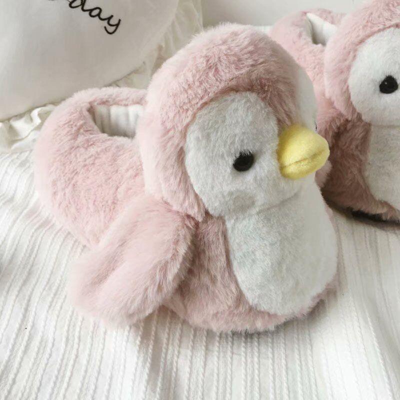 Penguin Fluffy Slippers