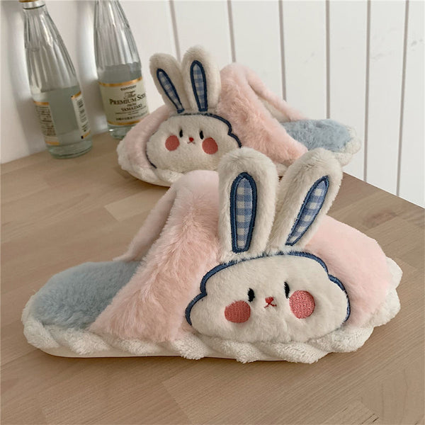 Rabbit Fluffy Slippers