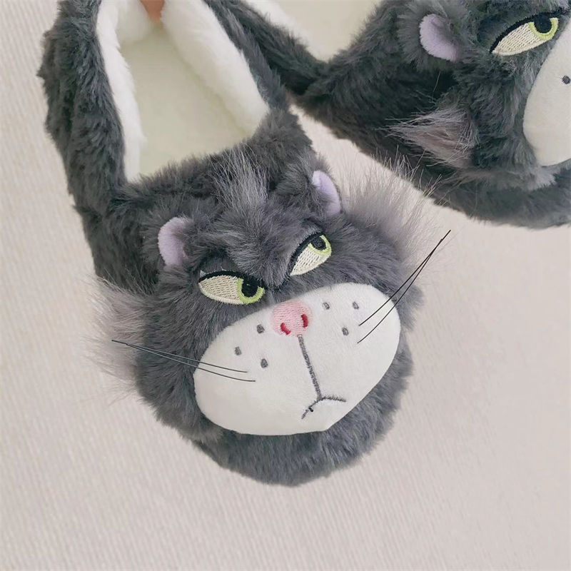 Cute Cat Cotton Slippers