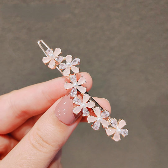 Zircon Flower Hair Clip