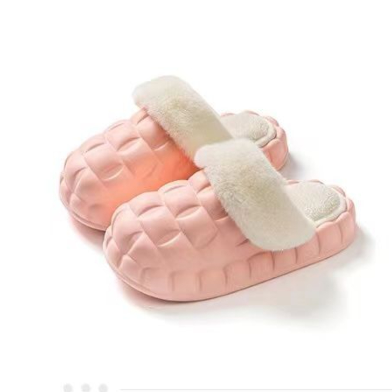 Plush Pineapple Slippers