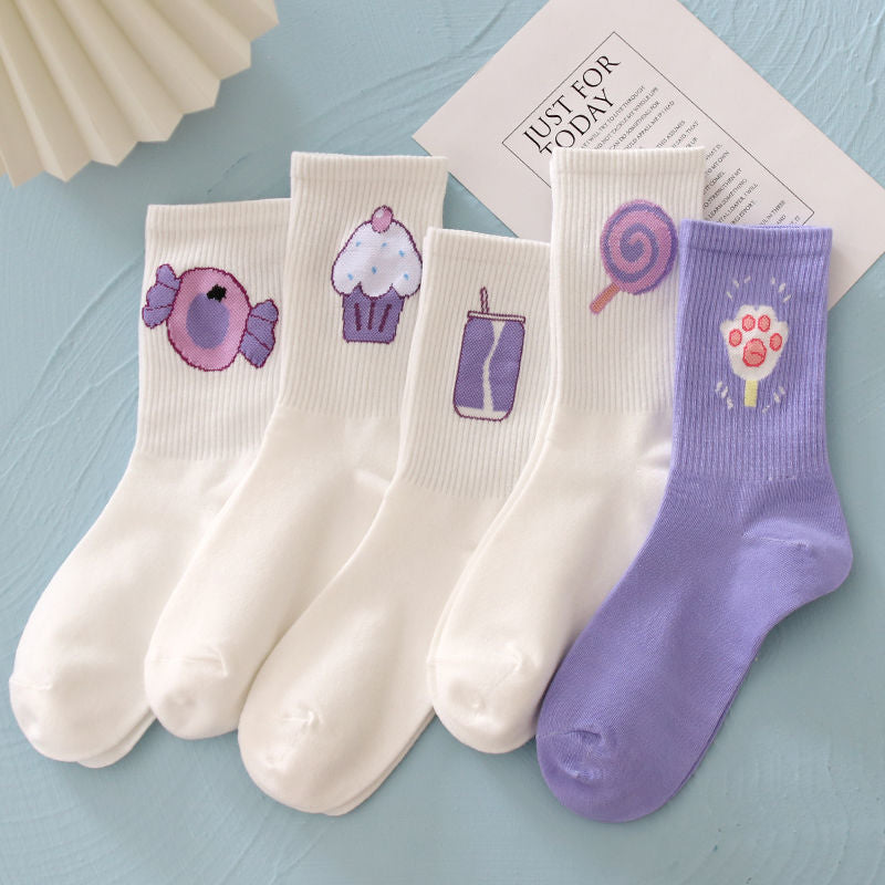 Candy Socks, 5-Pair Pack