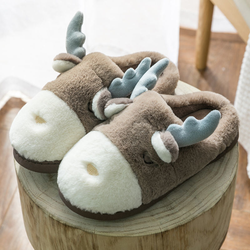 Deer Fluffy Slippers