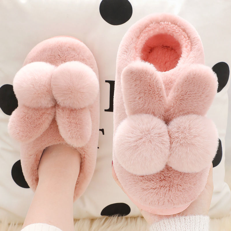 Rabbit Fluffy Slippers