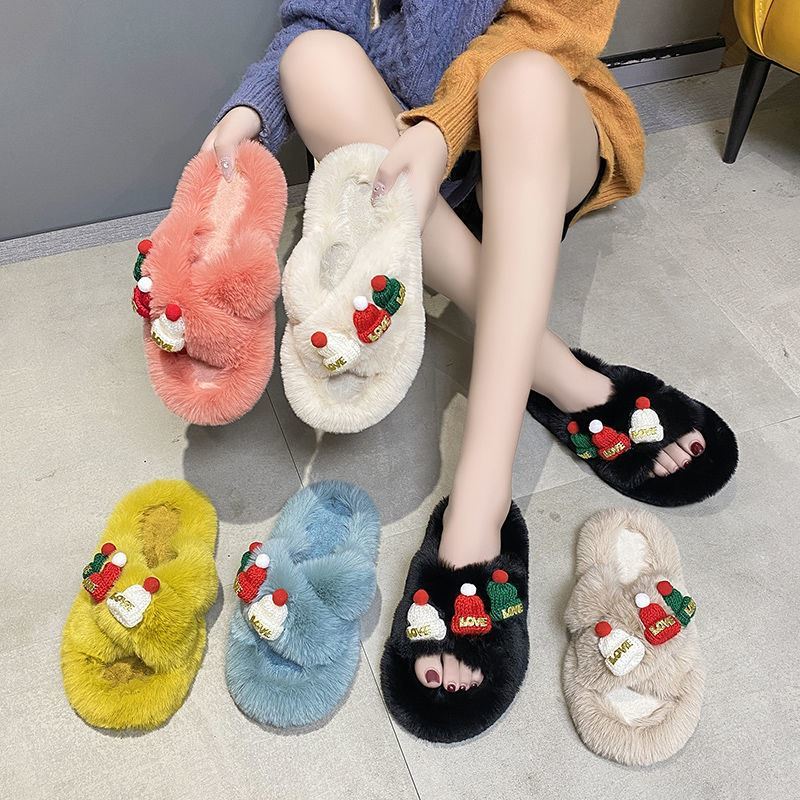 Christmas Fluffy Slippers