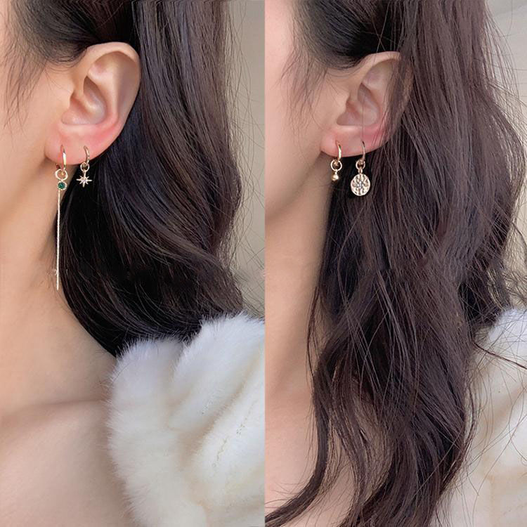 Earrings, 4pcs