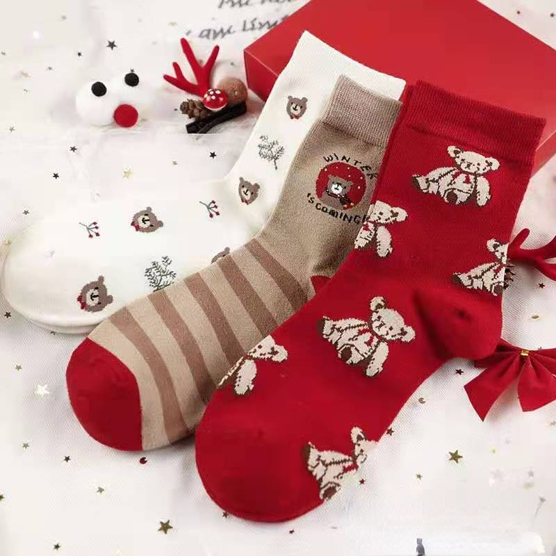 Christmas Socks, 3-Pair Pack