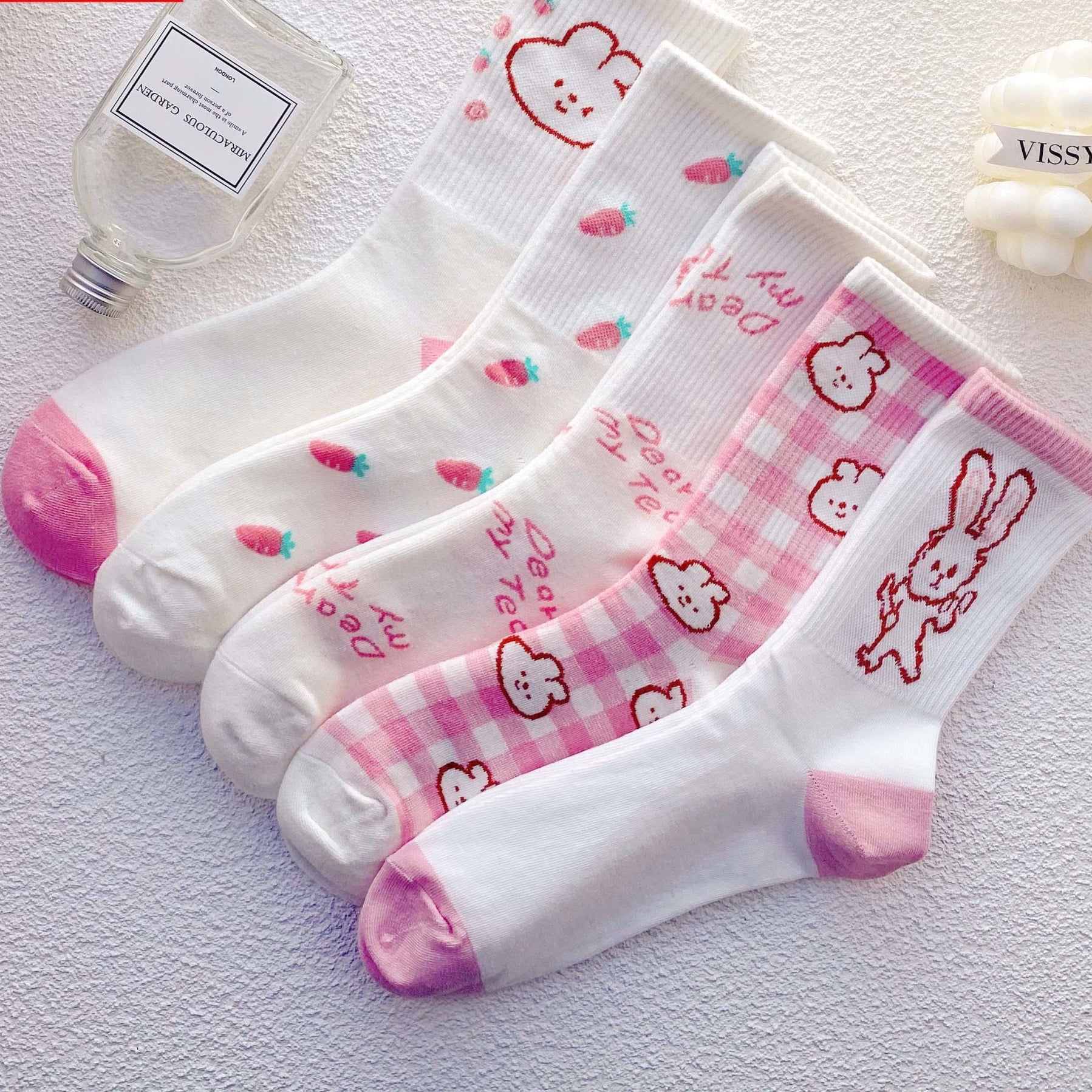 Bear Socks, 5-Pair Pack