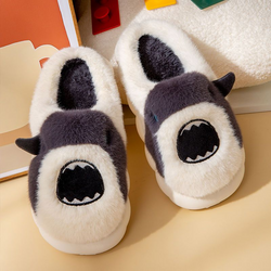 Cartoon little shark cotton slippers