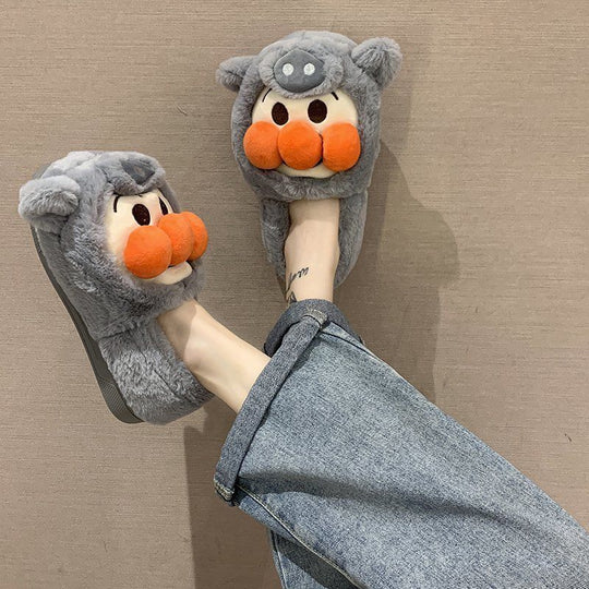 Pig Fluffy Slippers