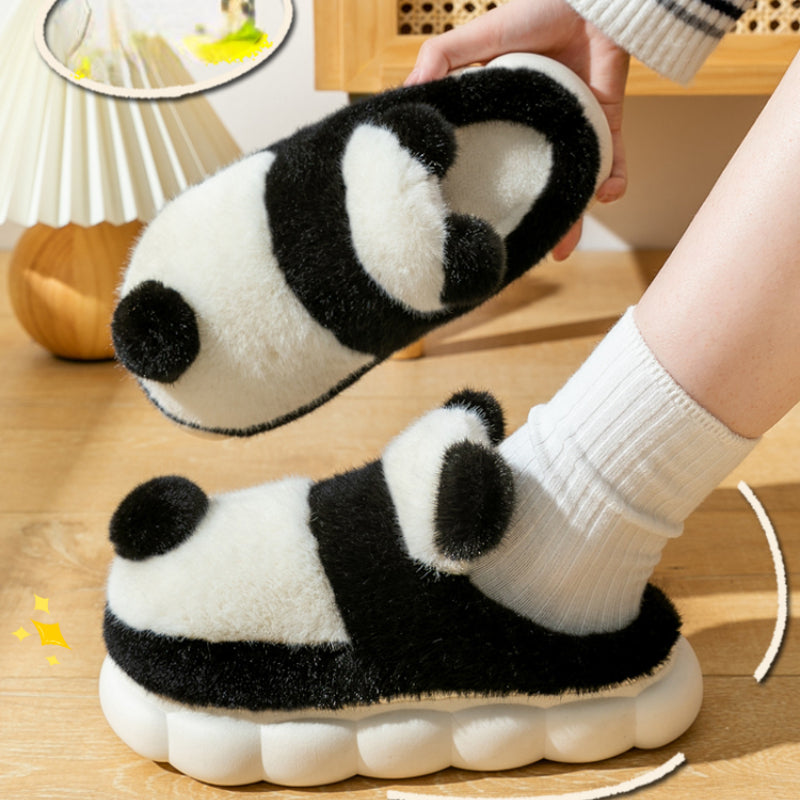 Panda Fluffy Slippers