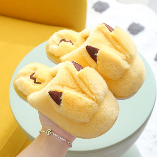 Pikachu Fluffy Slippers