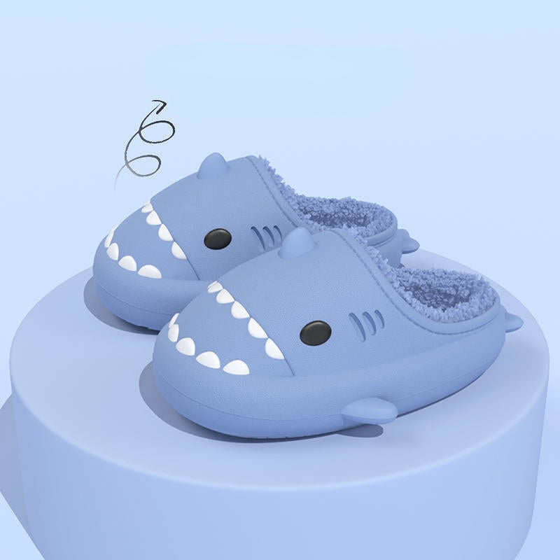 Cute Shark Cotton Slippers