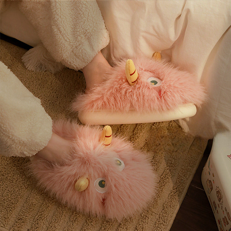 Unicorn Fluffy Slippers