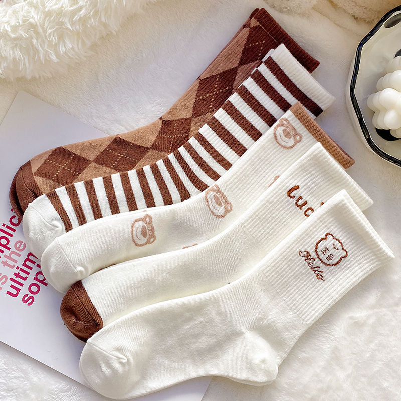 Bear Socks, 5-Pair Pack