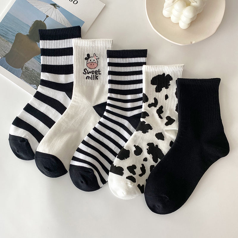 Cow Socks, 5-Pair Pack