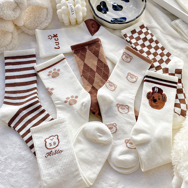 Bear Socks, 5-Pair Pack