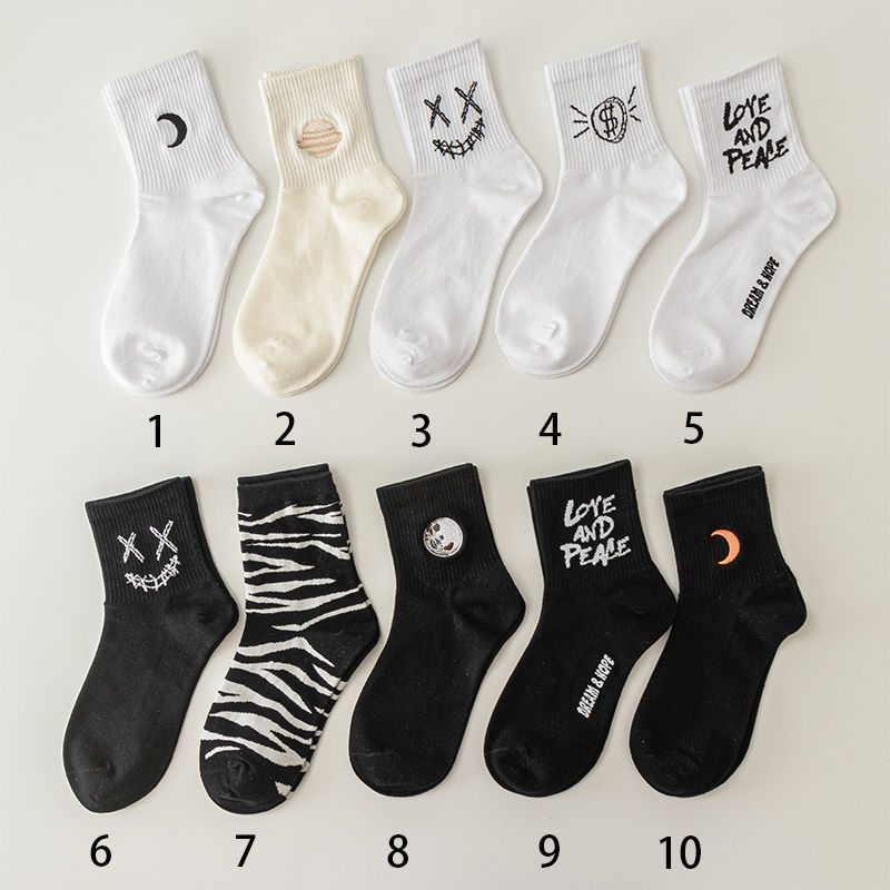 Moon Socks, 5-Pair Pack