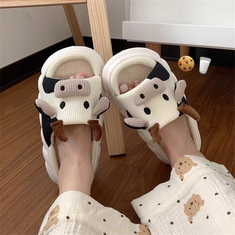 Cow Slippers