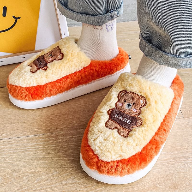 Bear Fluffy Slippers