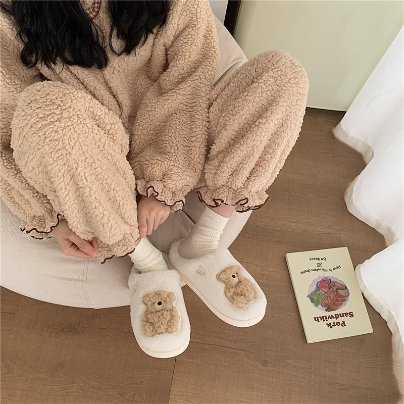 Bear Fluffy Slippers