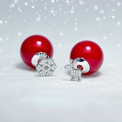 925 Silver Christmas Earrings