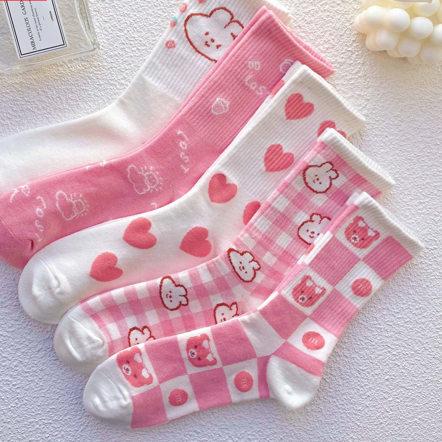 Bear Socks, 5-Pair Pack