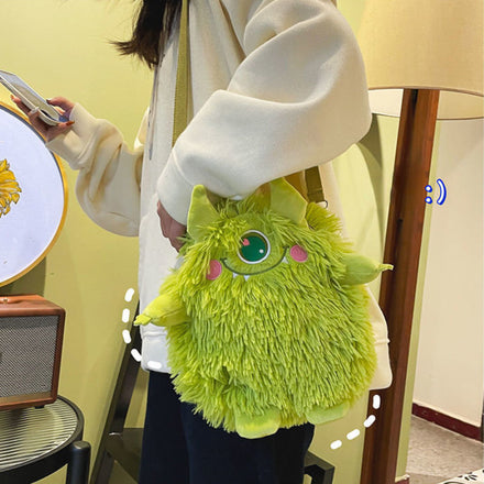 Canvas Monster Shoulder Bag