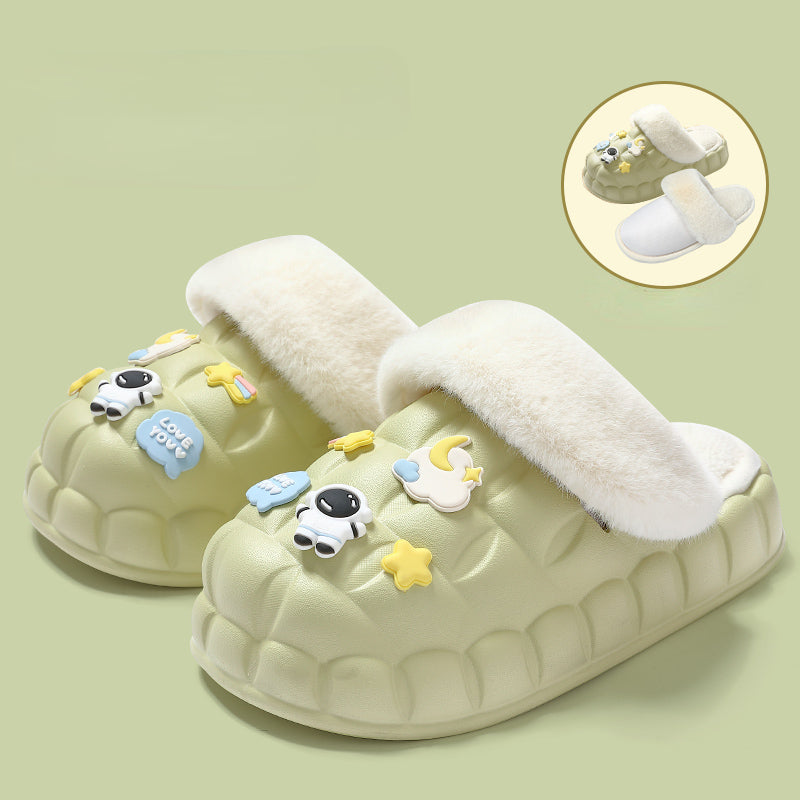 Astronaut Fluffy Slippers