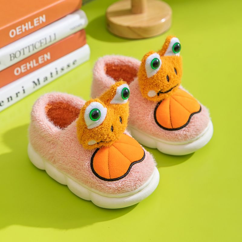 Cute Frog Children's Cotton Slippers