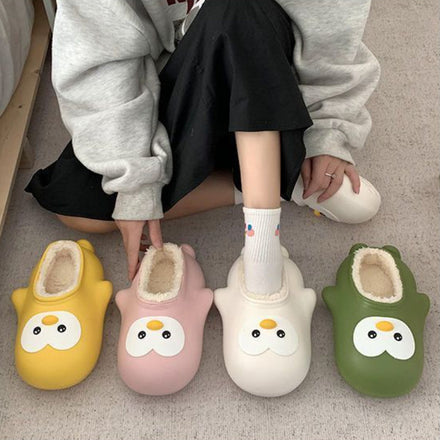 Adorable Penguin Cotton Slippers