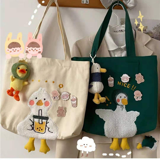 Canvas Duck Shoulder Bag