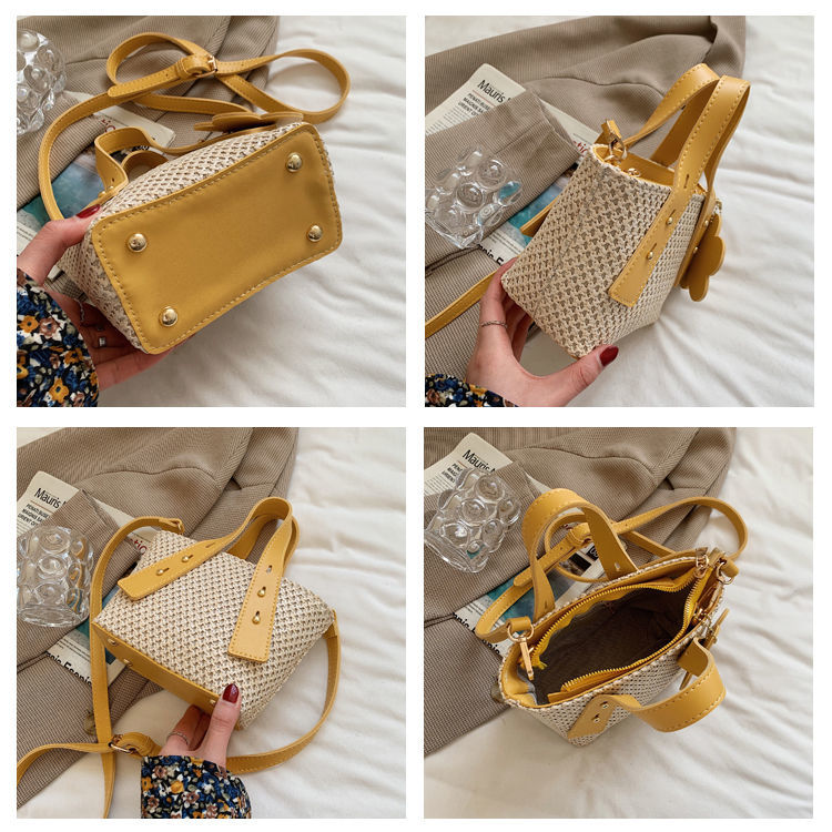 Straw Crossbody Bag