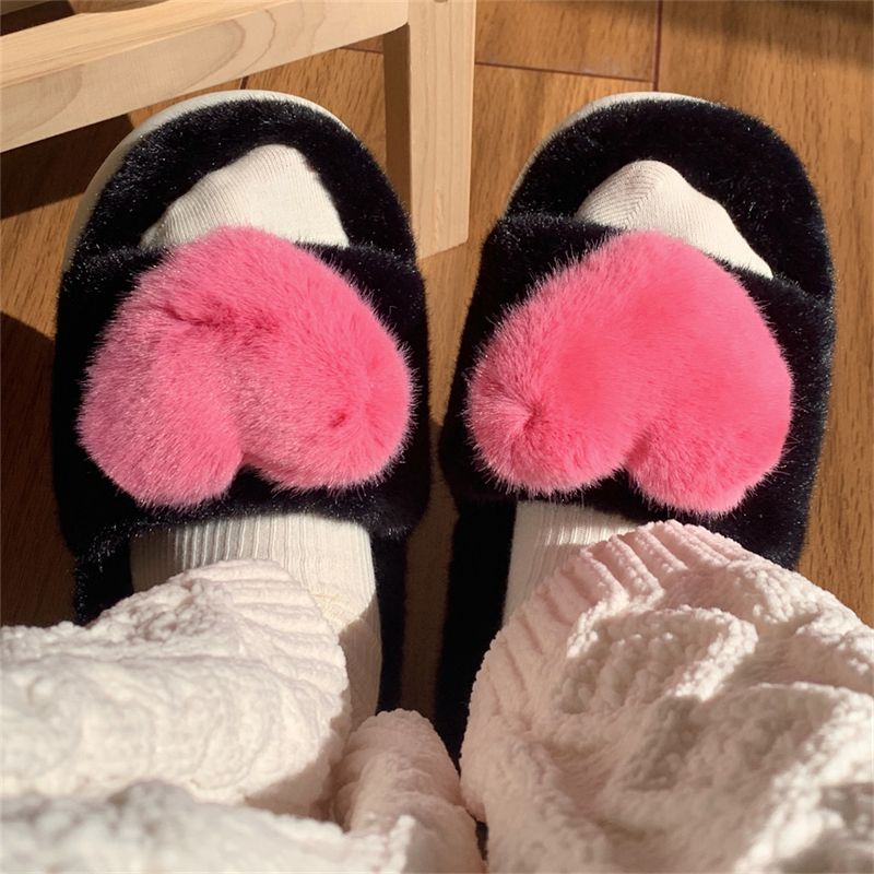 Plush Love Cotton Slippers