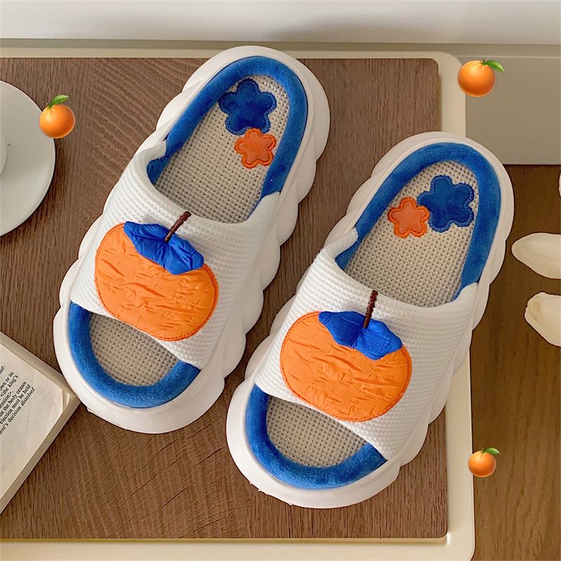 Four Seasons Orange Slippers