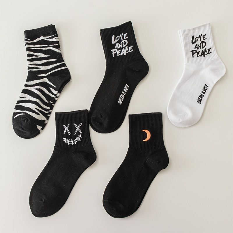 Moon Socks, 5-Pair Pack