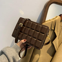 PU Chocolate Crossbody Bag