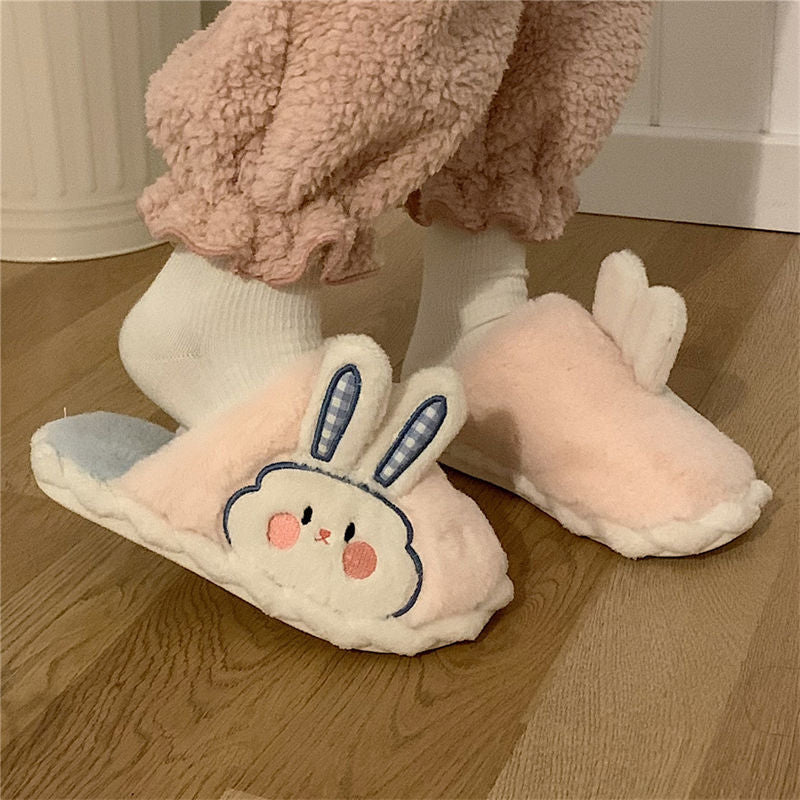 Rabbit Fluffy Slippers